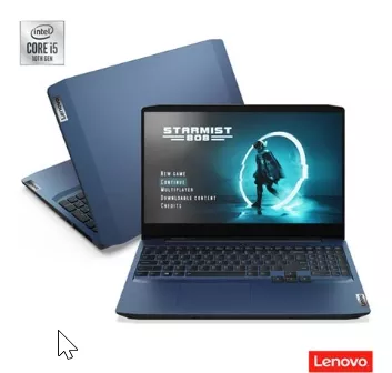 [Prime] Notebook Gamer Lenovo Gaming3i Intel®Core™I5 Placa Nvidiagtx1650